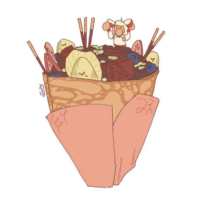 fancy crepe